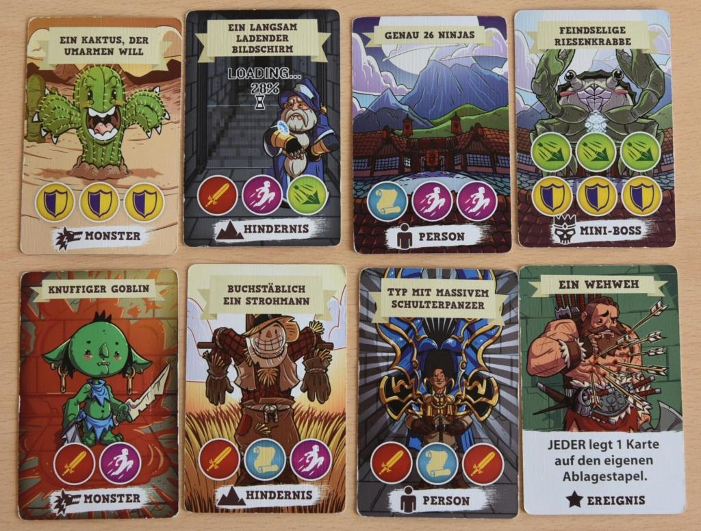 5 Minute Dungeon Kosmos Spiele Brettspiel Dungeonkarten